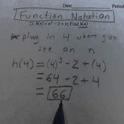 AFDA 3 Unit 2 Function Notation