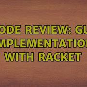 Code Review GUI Implementation With Racket 2 Solutions
