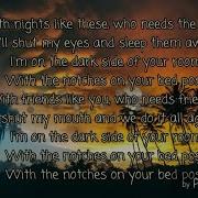 All Time Low Dark Side Of Your Room Lyrics