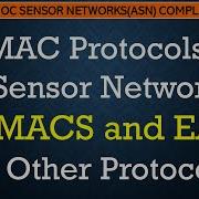 L38 MAC Protocols For Sensor Network SMACS And EAR Other Protocols Adhoc Sensor Network