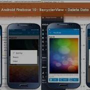 Android Firebase 10 RecyclerView Delete Data