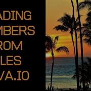 Reading Numbers From A Text File With BufferedReader Java IO Package Beginner Java Tutorial