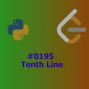 No Sound Leetcode 195 Tenth Line