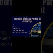 Right Angled Star Number Pattern In JavaScript Shortsfeed Shortvideo Shorts Javascript