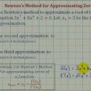Ex Newton S Method To Approximate Zeros 2 Iterations