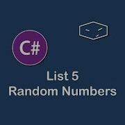 List 5 Random Numbers In C