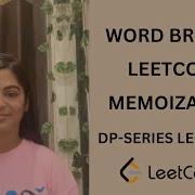Word Break II DP Series Lecture 2 Memoization Recursion Leetcode Problem