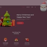 Responsive Christmas Website HTML CSS JS