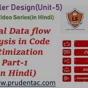 Global Data Flow Analysis In Code Optimization