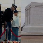 WWII Vet Pays Respect At Tomb Of The Unknown Soldier