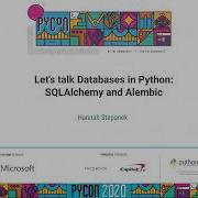 Talk Hannah Stepanek Let S Talk Databases In Python SQLAlchemy And Alembic