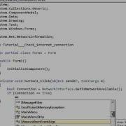 Visual C Checking Internet Connection
