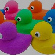 Satisfying Video How To Make Rainbow Duck From Kinetic Sand Cutting ASMR Magic Sand B