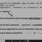 Introduction To Python IDLE And Print Statement