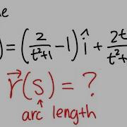 Calculus 3 How To Reparametrize A Vector Function With Respect To Arc Length