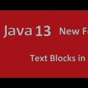 Java 13 Features Text Blocks In Java JDK 13 Java Beam