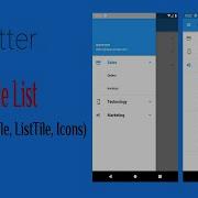 14 Flutter Expandable List ExpansionTile ListTile Icons
