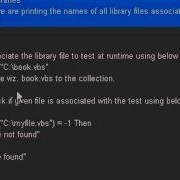 See Associated Library Files In QTP