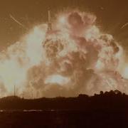 Boom Blue Origin New Glenn Rocket Explodes During Static Fire Test