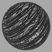 Ribbons On Sphere Draw By OpenFrameworks