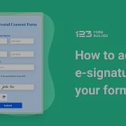 How To Add An E Signature To Your Forms 123FormBuilder