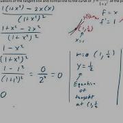 2 3 K Equation Of Normal Line And Tangent