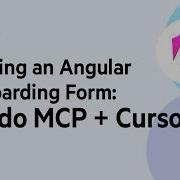 Создание формы адаптации новых пользователей Angular с помощью Kendo UI для Angular MCP курсор