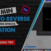 After Effects How To Reverse And Backup An Animation