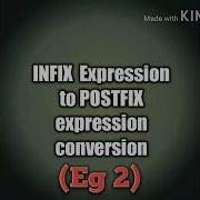 Infix Expression To Postfix Expression Conversion Example 2