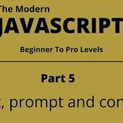 The Modern JavaScript Tutorial Part 5 Alert Confirm Prompt Tech Quick Learner