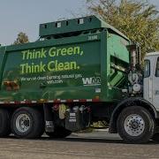 Waste Management Bulky Waste Crew On Route
