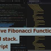 Recursive Fibonacci Function And Call Stack JavaScript