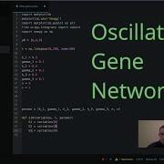 Lesson 8 Python Code For Oscillating Gene Network
