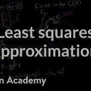 Least Squares Approximation Linear Algebra Khan Academy