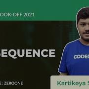 01 Subsequence ZEROONE October Cook Off 2021 Problem Solutions CodeChef