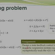 NCS 32 Stabilization And Tracking Problem Using Feedback Linearization