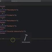 C Programming Language 1 Switch Statement