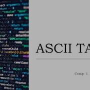 ASCII TABLE