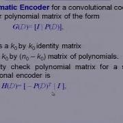 Trellis Codes Generator Polynomial Matrix And Encoding Using Trellis