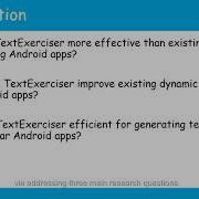 TextExerciser Feedback Driven Text Input Exercising For Android Applications