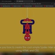 Spider Man Animation HTML CSS Tutorial