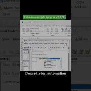 Simple Loop In VBA Shortsvideo Vba Automation Exceltips