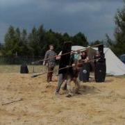 Spear And Shield Sparring Germanic Warriors At Dymarki 2009