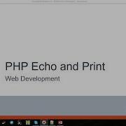 PHP Echo Or Print