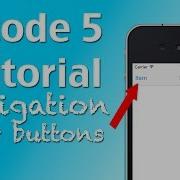 Xcode 5 Tutorial Navigation Bar Buttons