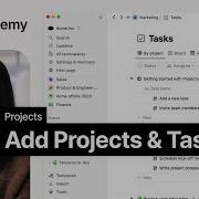 Add Projects Tasks To Your Workspace