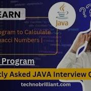 Java Program How To Calculate Fibonacci Numbers Technobrilliant Learning Solutions