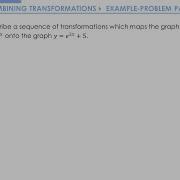 Graph Transformations 2 3 Combining Transformations Example A Level Maths