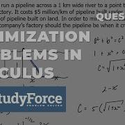 Building Pipeline Across A River Calculus Optimization Problem