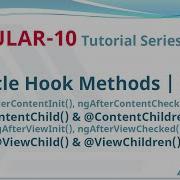 LifeCycle Hook Methods Angular Part2 Angular10 Angular10Tutorial WaveTutorials